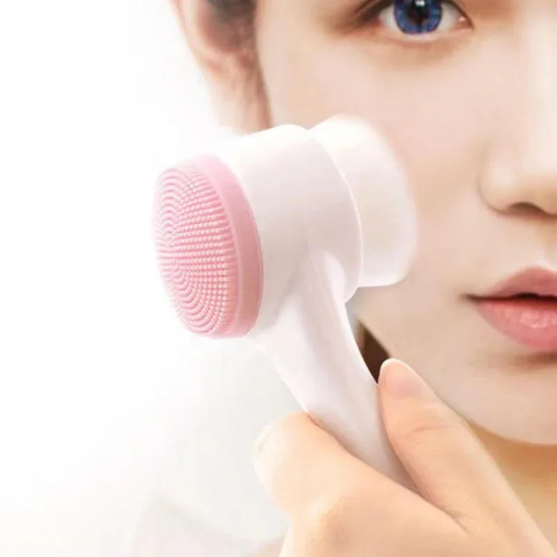 2 in 1 Facial Cleansing Brush – Care &amp; Massage